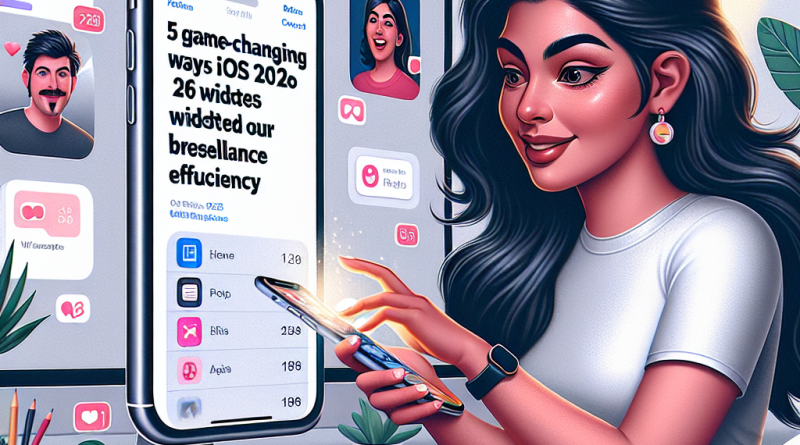 Illustration of user interacting with iphone in a minimal tech setups setting, with a inspired mood.
