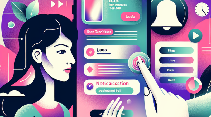 Illustration of finger tapping ios feature in a abstract digital gradients setting, with a relaxed mood.