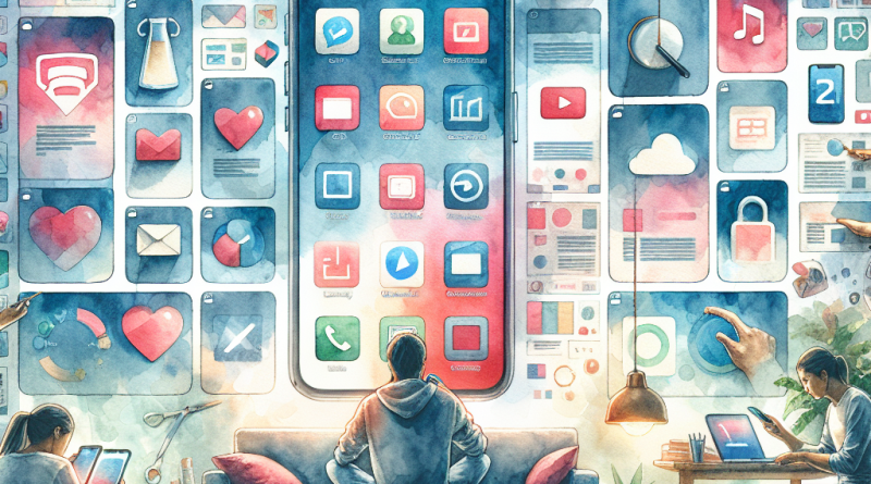 Illustration of iphone thumbnails side by side in a cozy home environments setting, with a determined mood.