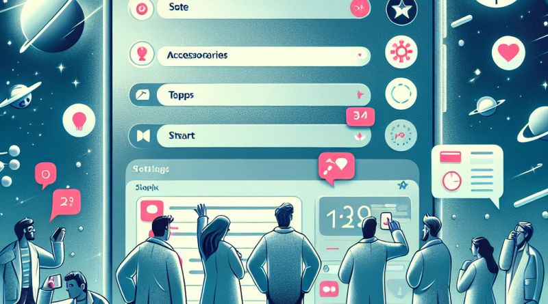 Illustration of ios settings screen in a futuristic tech spaces setting, with a inspired mood.