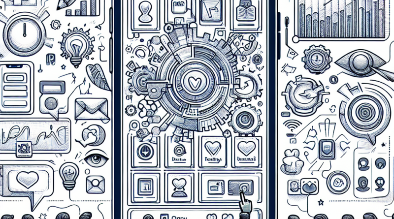 Illustration of ios settings screen in a futuristic tech spaces setting, with a inspired mood.