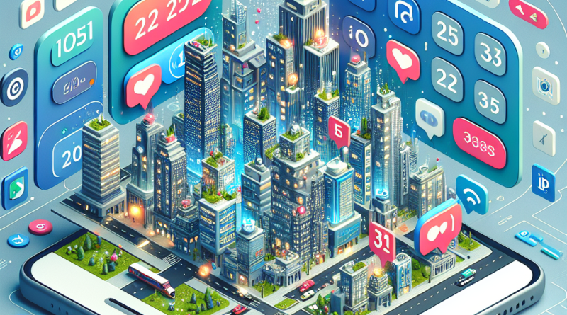 Illustration of ios 26 interface in a urban cityscapes setting, with a creative mood.