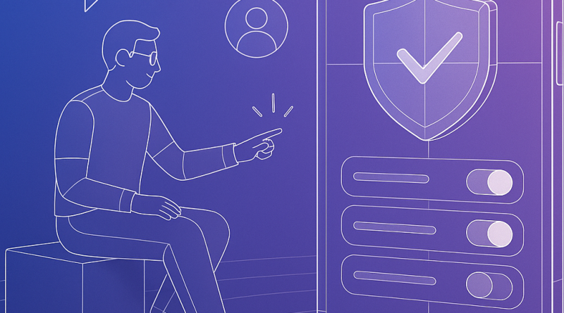 Illustration of ios 26 interface in a abstract digital gradients setting, with a relaxed mood.